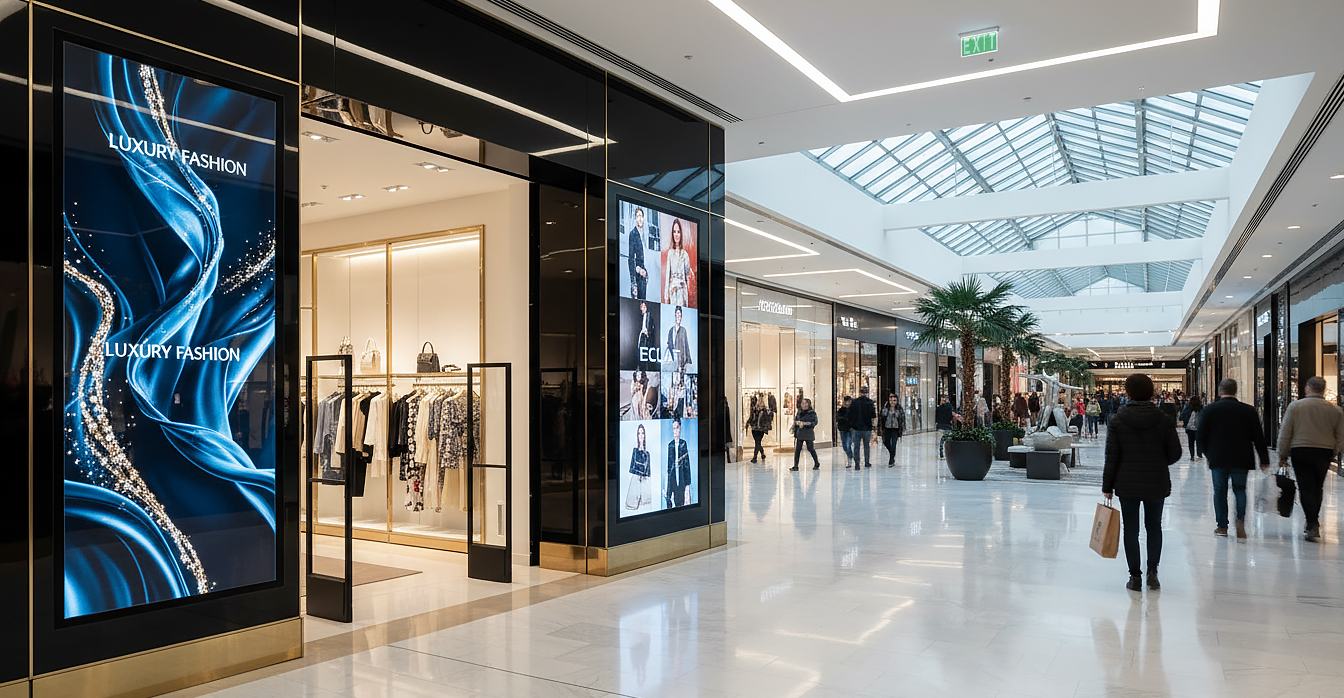 LED screen 3x1.5 MultiRu in the mall